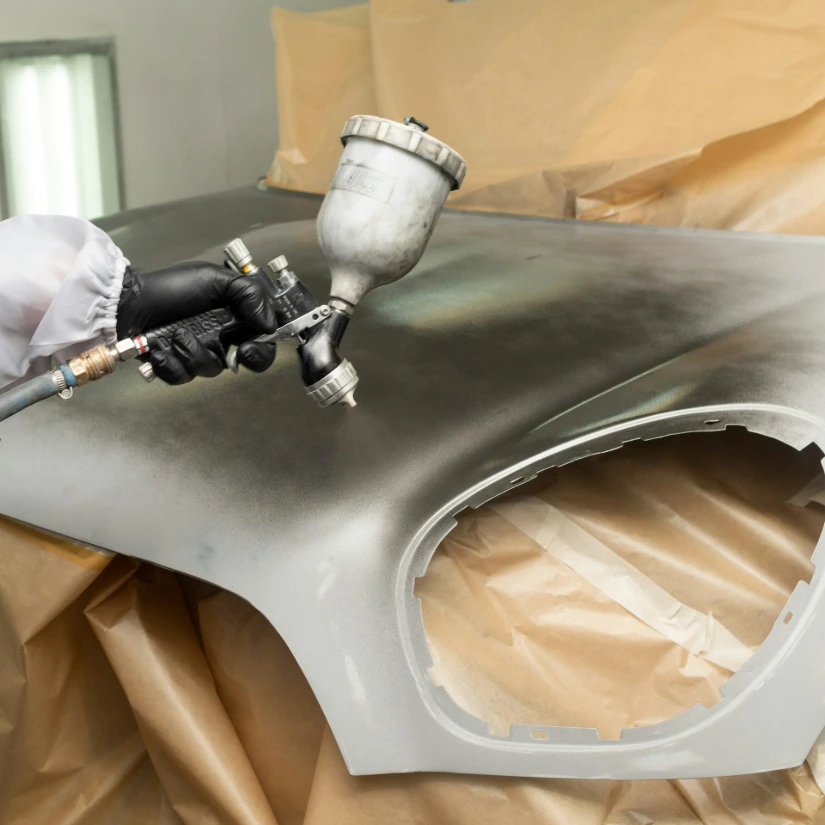 Denting and painting